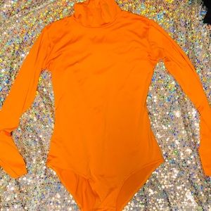 Orange Turtle Neck